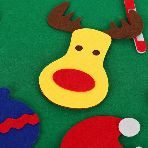 Игра из фетра Ёлочка, украшения на липучках, размер 95?70 см