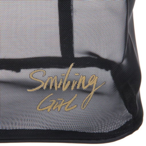 Косметичка прямоугольная "ЭЙФОРИЯ", цвет черный, 21*12*13см