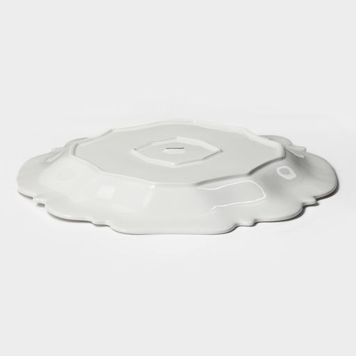 Блюдо Magistro Сюита, d=35.8 см, фарфор, белое