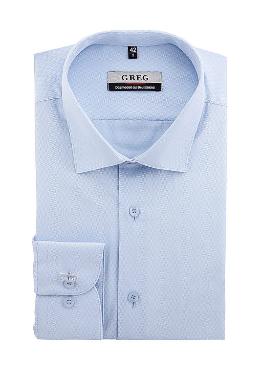Сорочка мужская длинный рукав GREG 203/199/1170/Z_GB  фото 3