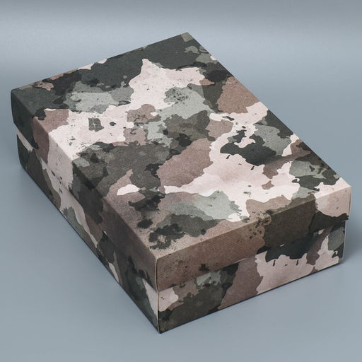 Коробка подарочная складная, упаковка, Хаки, 30?20?9 см