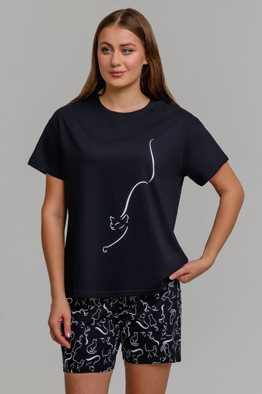 Арт. 9149 Пижама с шортами 42-50 - 5+3 фото 5