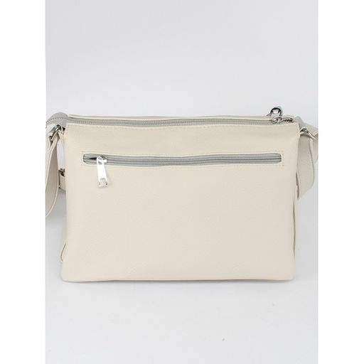 Сумка женская искусственная кожа ADEL-230/2в/ММ, 5отд, плеч/рем. серый св/серебро 259183 - Adelia фото 2