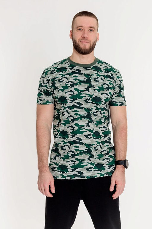 Футболка М10256Кф Камуфляж - Елена фото 6