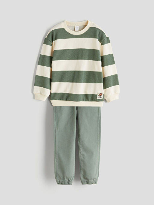 Erkek ?ocuk Sweatshirt ve Jogger Pantolon