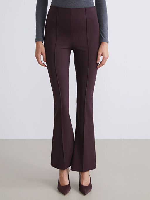 Ekstra Dar Fit ?spanyol Pa?a Kad?n Pantolon