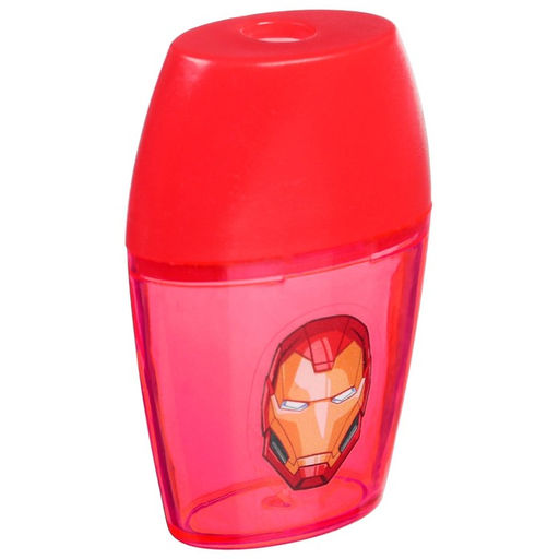 Цена за 12 шт. Точилка пластиковая, красная, «Мстители»