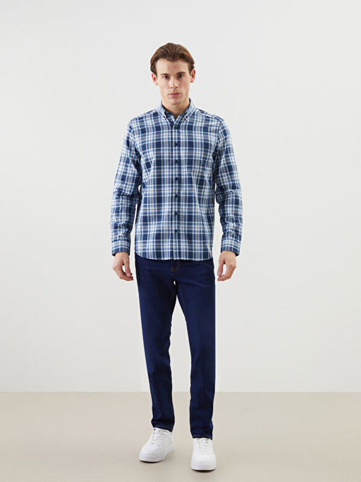 Regular Fit Ekose Erkek G?mlek