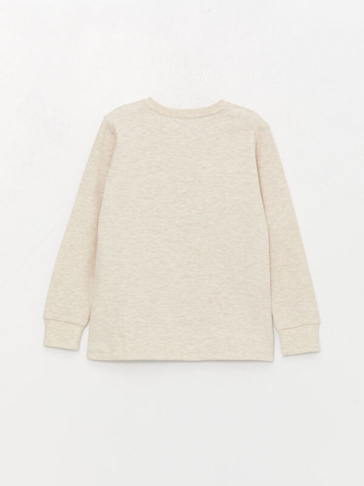 Bisiklet Yaka Bask?l? Uzun Kollu Erkek ?ocuk Pijama Tak?m? - Waikiki фото 3