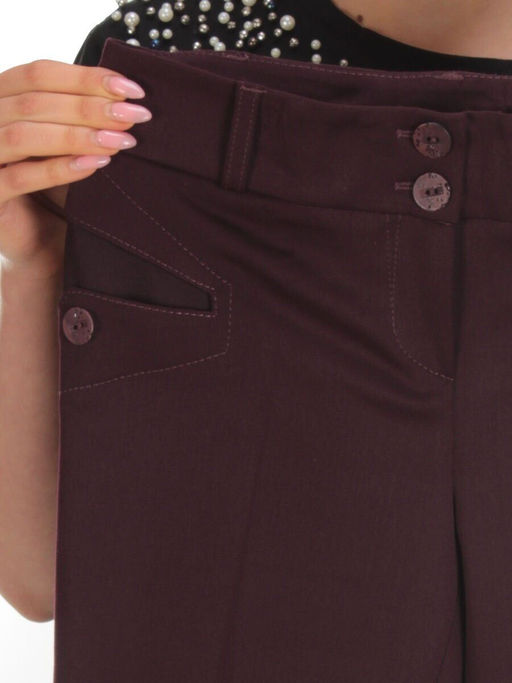 66464396-81522 BROWN Брюки женские - Fashion фото 2