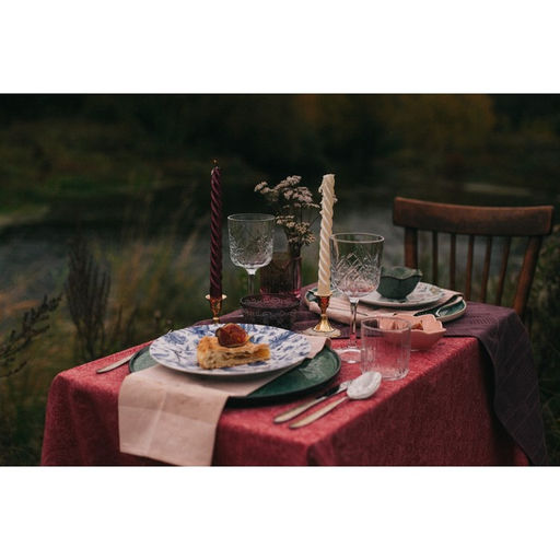 Тарелка Добрушский завод «Беатриче», d=24 см, фарфор, синяя