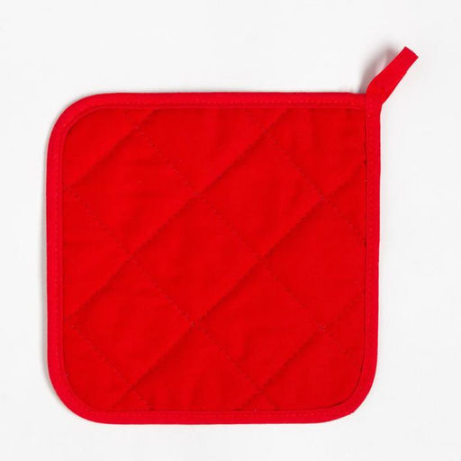 Набор кухонный Christmas red flowers варежка-прихватка 20х28см, прихватка 19х19см, 100% хлопок - Этель фото 5