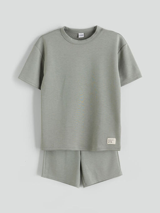 Basic Erkek ?ocuk Ti??rt ve ?ort 2li