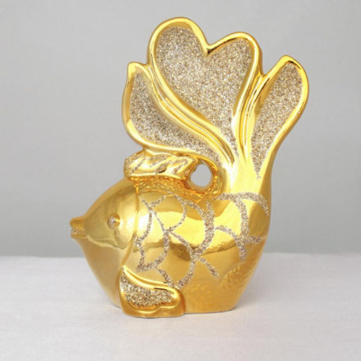 Статуэтка Золотая рыбка 16 см / W2070 /уп 48/ - Галеонтрейд фото 3