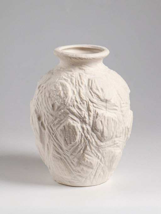 Ваза настольная керамика "Элой" 18х12 см, белый