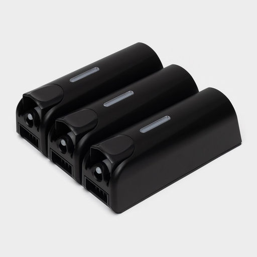 Диспенсер для мыла SAVANNA, механический, 3 отсека по 350 мл, шампунь, кондиционер, гель, чёрный фото 4