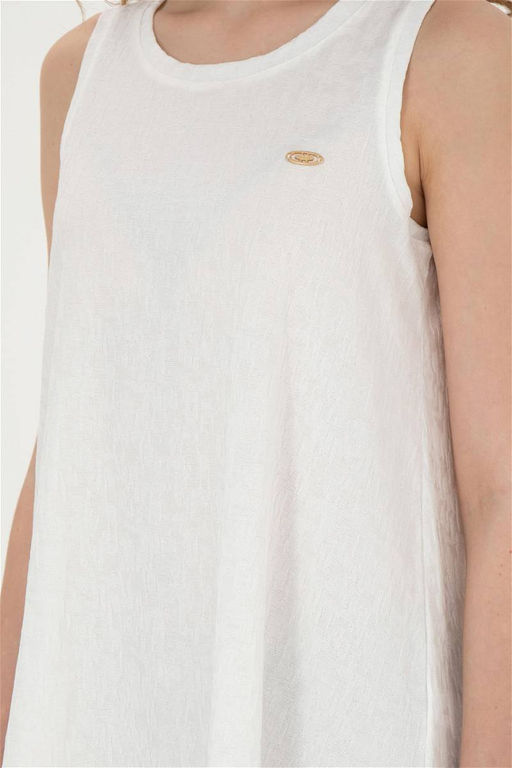 Женская футболка цвета экрю - U.s. polo assn фото 6