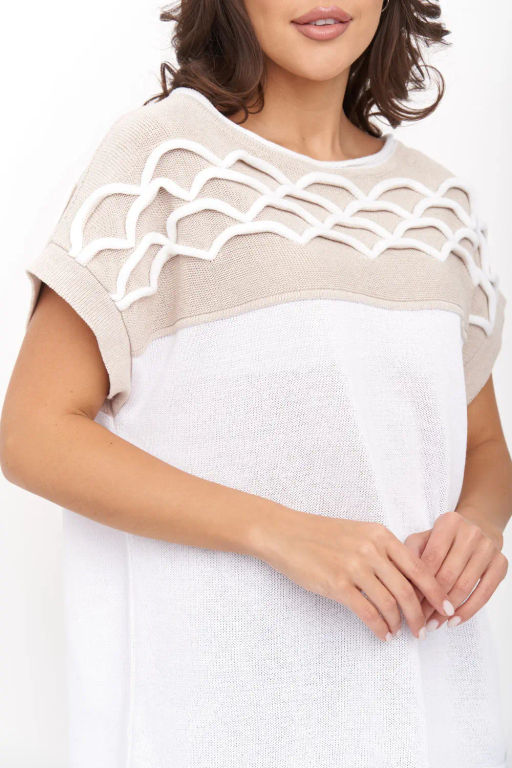 Джемпер М 3241/молочный