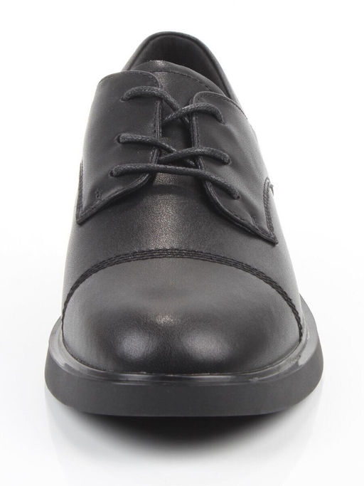 03-M47-68 BLACK Полуботинки женские (натуральная кожа)