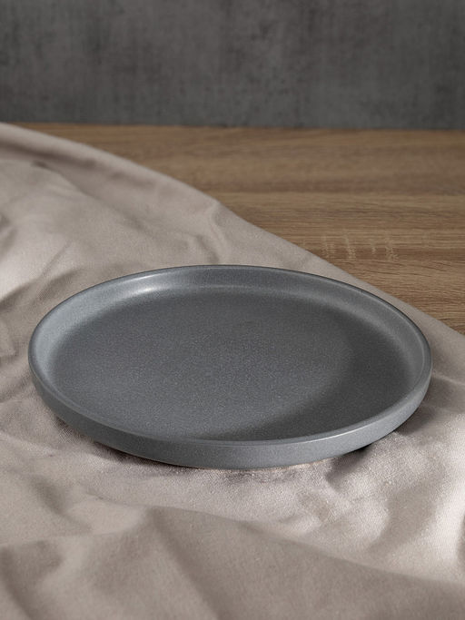 Тарелка плоская D21,5 серый керамика