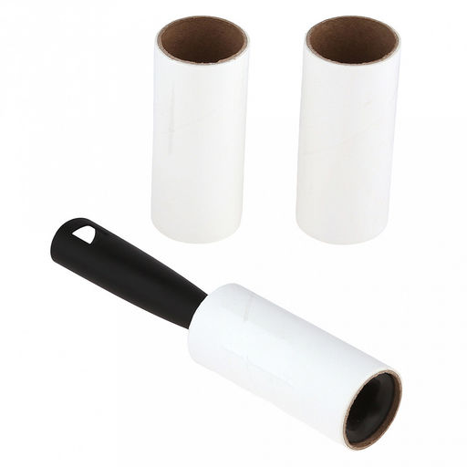 Ролик для чистки одежды "FREGO" 21х4,2х4,5см, 21 лист, в наборе два сменных блока, пластмассовое основание (Россия)