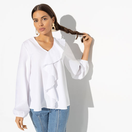 Блуза с воланом Стильный триумф - Charutti фото 2