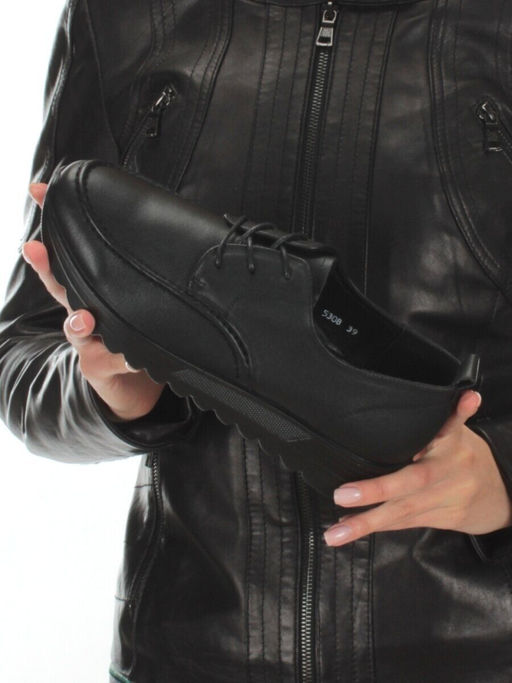 03-5308 BLACK Полуботинки женские - No name фото 2