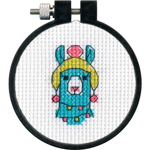 Набор для вышивания DIMENSIONS 72-76091 Лама СК/Распродажа 7 x 7 см