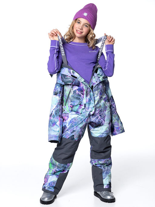 Комбинезон 8з1024 лаванда/серый - Nikastyle фото 3