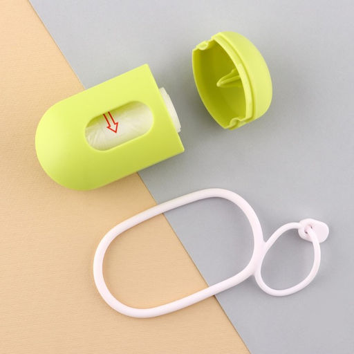 Контейнер с пакетами для уборки за собакой Чистюля, цвет зелёный - Пушистое счастье фото 2