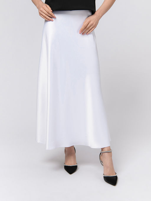 Юбка белого цвета длины миди - 1001dress фото 4