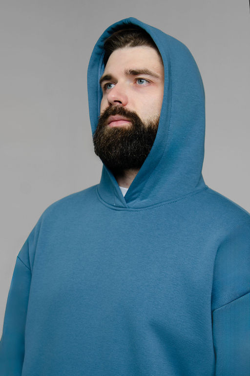 Арт. 69102 Костюм с брюками мужской с начесом 50-56 (4 шт) Цвет:джинс - Идеал фото 10