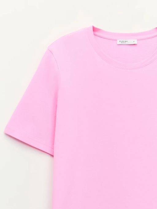 Базовая футболка из хлопка / Zarina фото 10