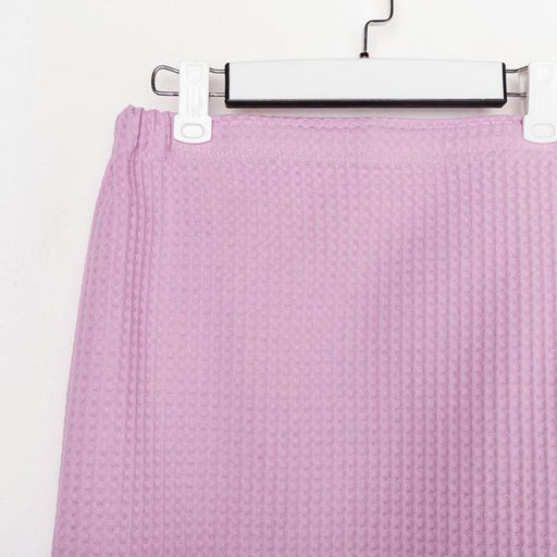 Полотенце банное Этель Парео с карманом 80*140 см. цв.нежная лаванда, 100% хл, вафля 240 г/м2  фото 7