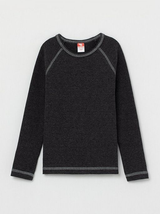 CRB wear/CWKB 62947-12 Фуфайка для мальчика, темно-серый меланж/Ex.Cherubino