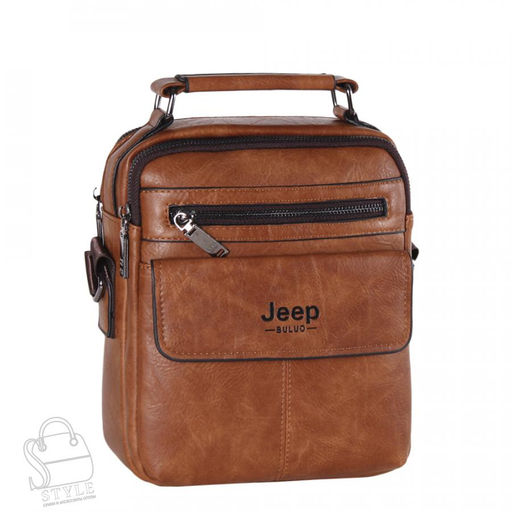 Сумка мужская 6601-3 orange Jeep  в Новосибирске