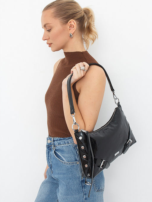 Сумка 91393 black Velina Fabbiano-Safenta