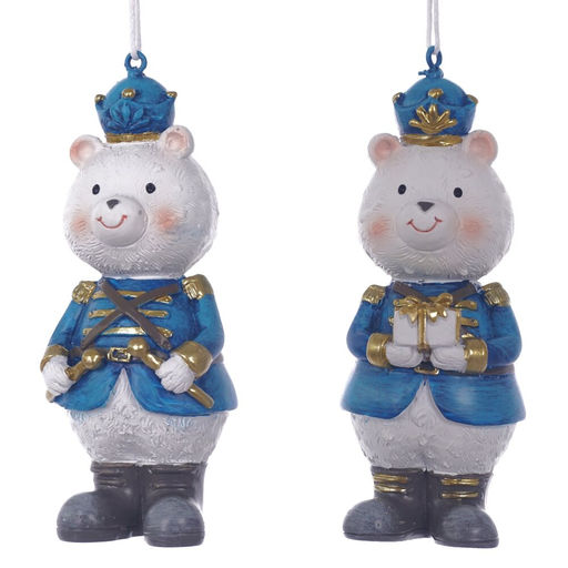 Фигурка декоративная подвесная "Медвежонок", L3,5 W3,5 H10,5 см, 2в.