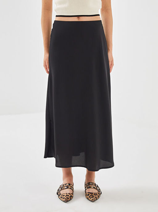 Dar Fit Saten Kad?n Etek