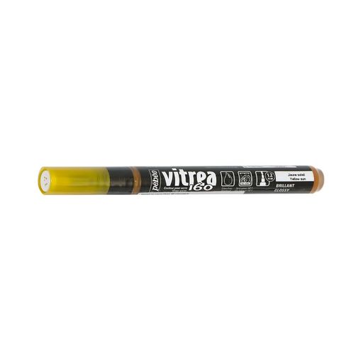 PEBEO Маркер по стеклу Vitrea 160 глянцевый 1.2 мм перо круглое 6 шт. 118080 желтый солнечный