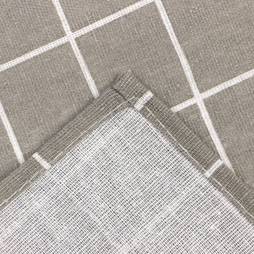 Фартук Экономь и Я Клетка.цвет бежевый, 56*704см, 100% хл, рогожка  фото 3