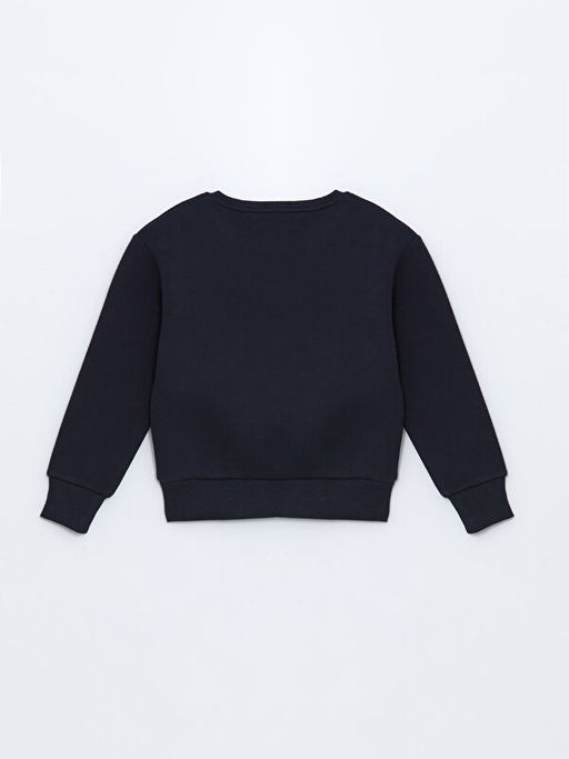 Bisiklet Yaka Bask?l? Erkek ?ocuk Sweatshirt - Waikiki фото 2