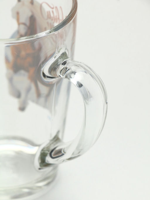 Кружка новогодняя стеклянная С Новым годом. Лошадь, 300 мл