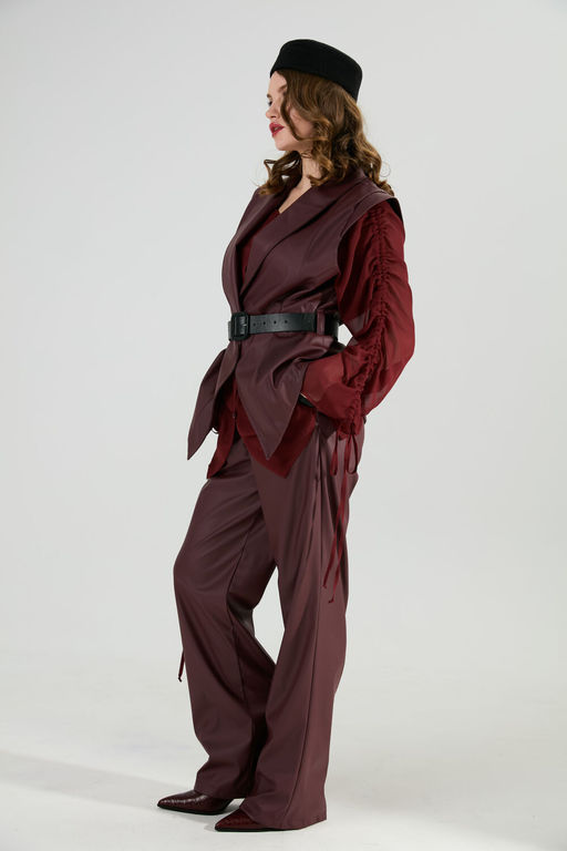 Жилет NIKVA н1027-2 бордо