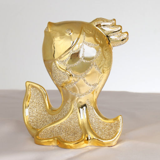 Статуэтка Золотая рыбка 20 см / W266 /уп 48/ - ГалеонТрейд фото 2