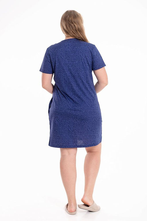 Халат М322107Пе синий - Елена фото 5