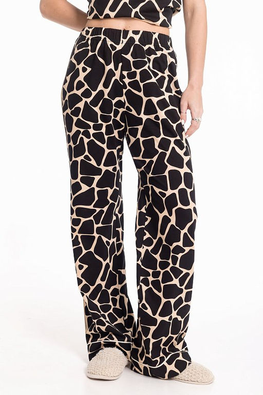 Пижама М325021чб черный/бежевый - Елена фото 6