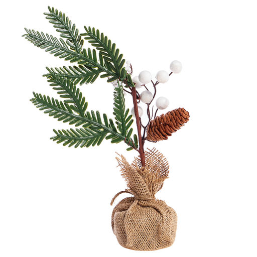 Ветка декоративная новогодняя, 32×13×5 см