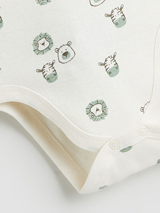 Bask?l? Erkek Bebek ??t??tl? Body 2li