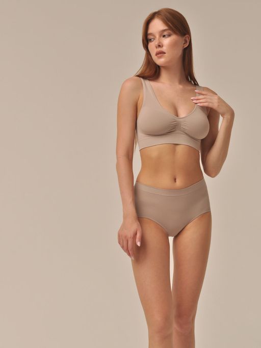 Топ с эффектом пуш-ап на широких бретелях - My фото 27